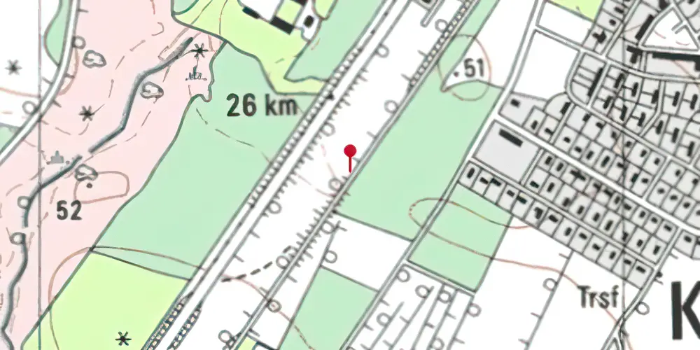 Historisk kort over Grove Sidespor