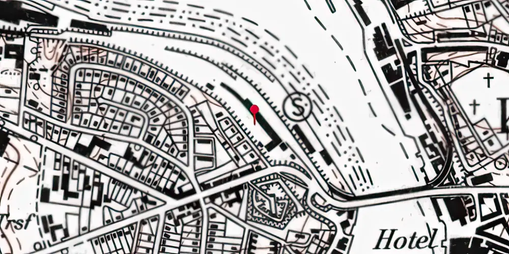 Historisk kort over Sønderborg Trinbræt Historisk kort over Sønderborg Trinbræt