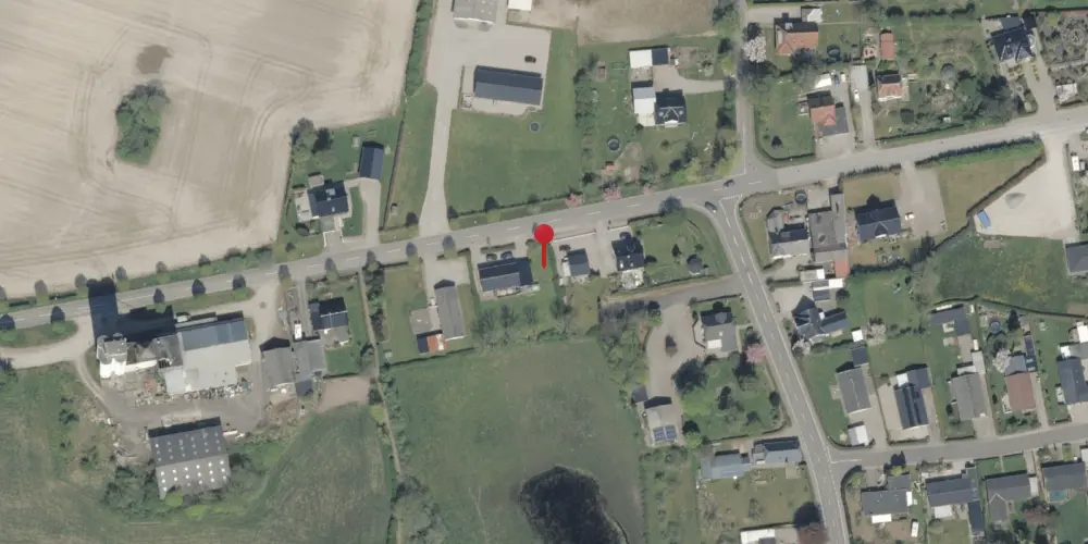 Historisk kort over Holbøl Station