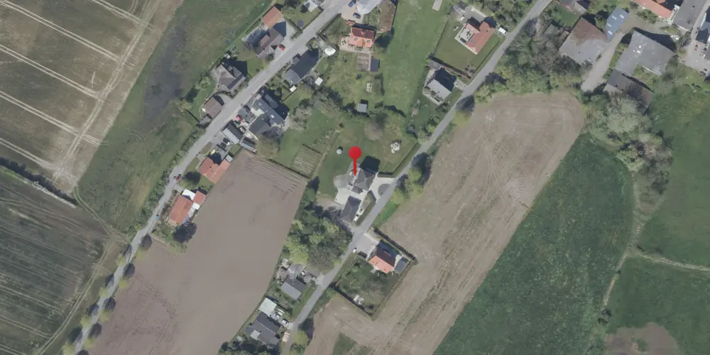 Historisk kort over Skodsbøl (Sønderjylland) Station