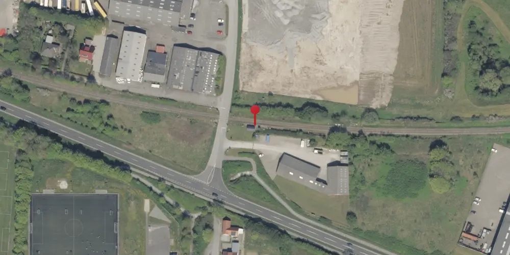 Historisk kort over Hammelev (Sønderjylland) Trinbræt