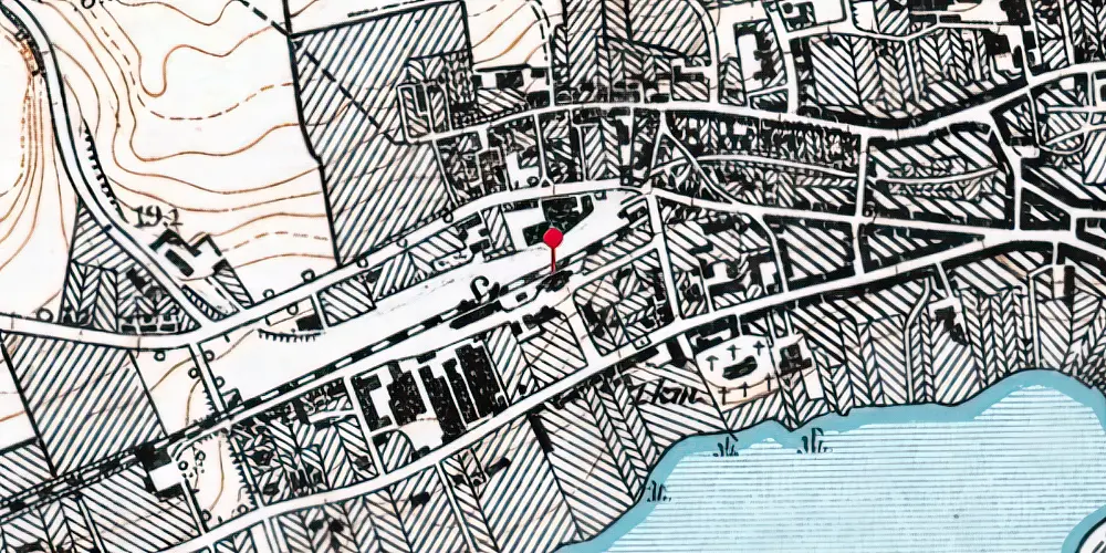 Historisk kort over Haderslev Vestbanegård Historisk kort over Haderslev Vestbanegård