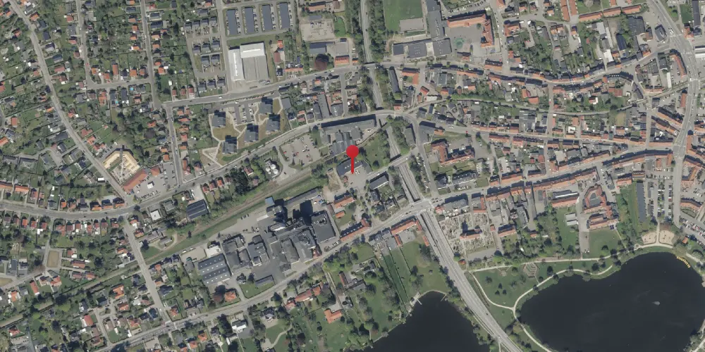 Historisk kort over Haderslev Vestbanegård Historisk kort over Haderslev Vestbanegård