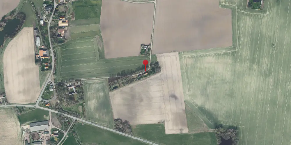 Historisk kort over Svinsbjerg Station