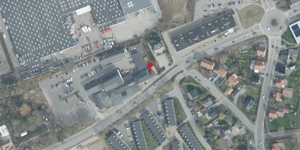 Historisk kort over Slagelse Station [1856-1892]