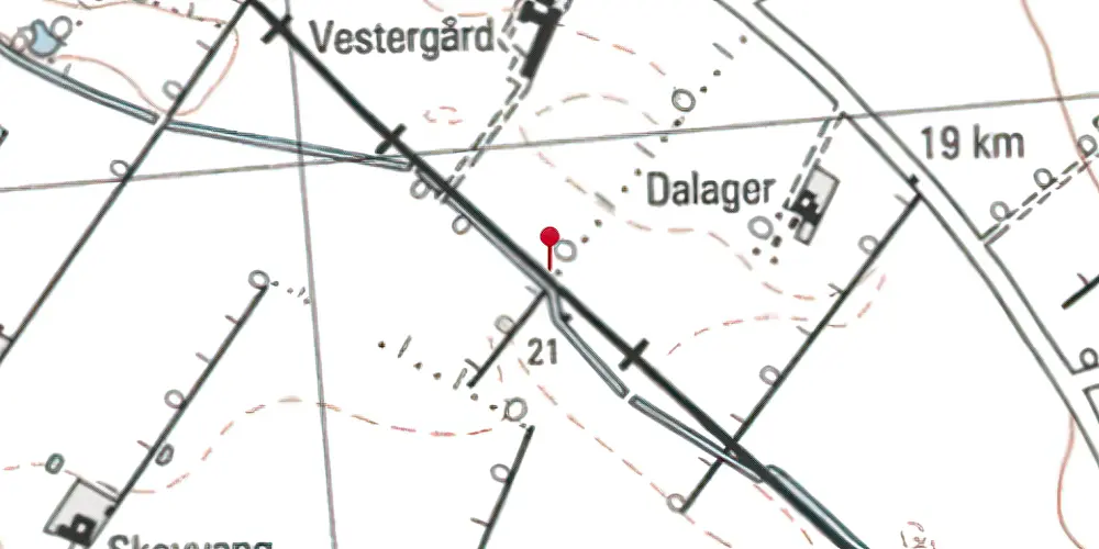 Historisk kort over Raaby Trinbræt Historisk kort over Raaby Trinbræt