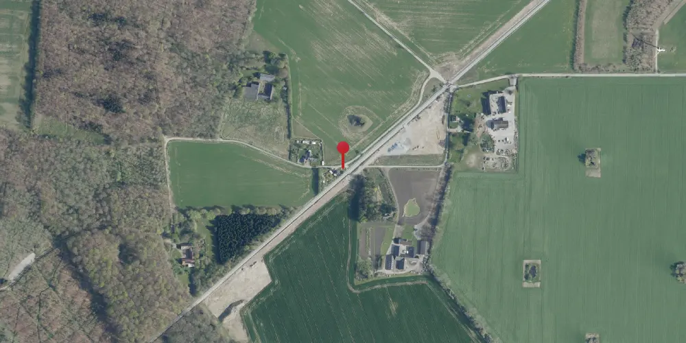 Historisk kort over Ganneskov Trinbræt