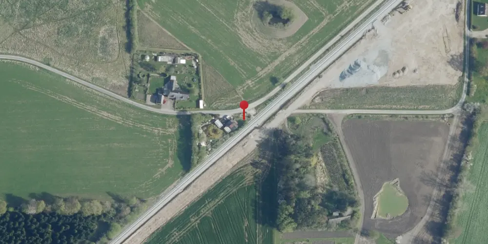 Historisk kort over Ganneskov Trinbræt