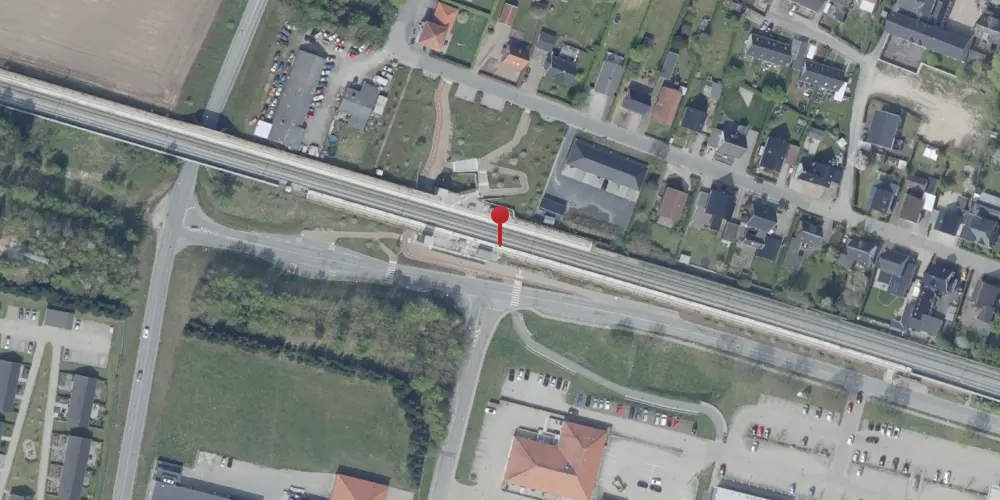 Historisk kort over Langeskov Trinbræt Historisk kort over Langeskov Trinbræt