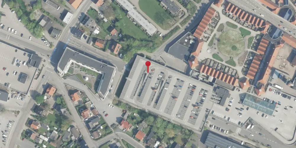 Historisk kort over Hillerød Lokal Station