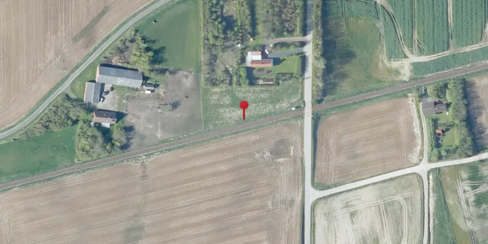 Historisk kort over Lomborg Trinbræt