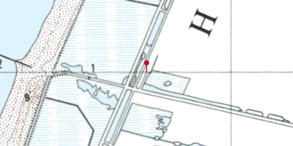 Historisk kort over Knopper Station