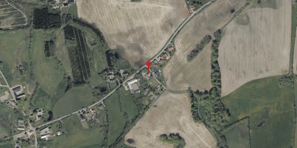 Historisk kort over Stollig Stationskro