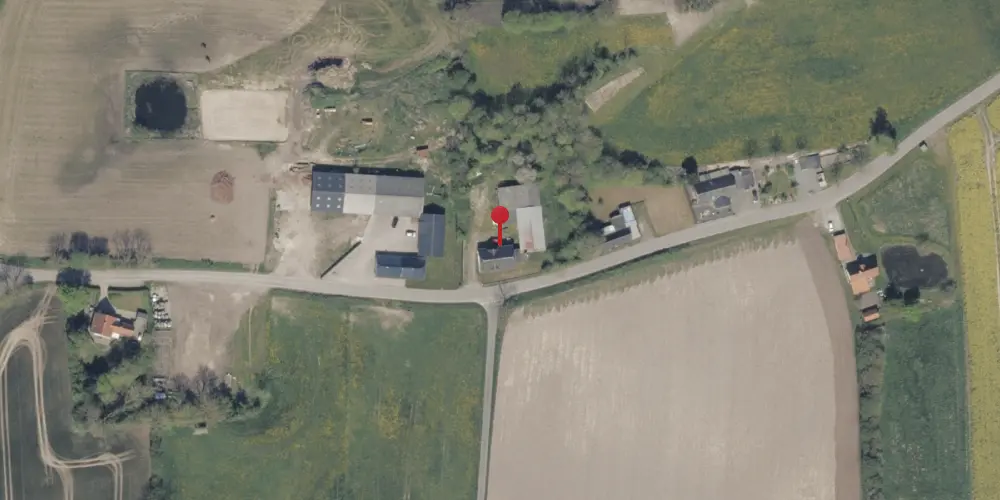 Historisk kort over Skovbøl Stationskro