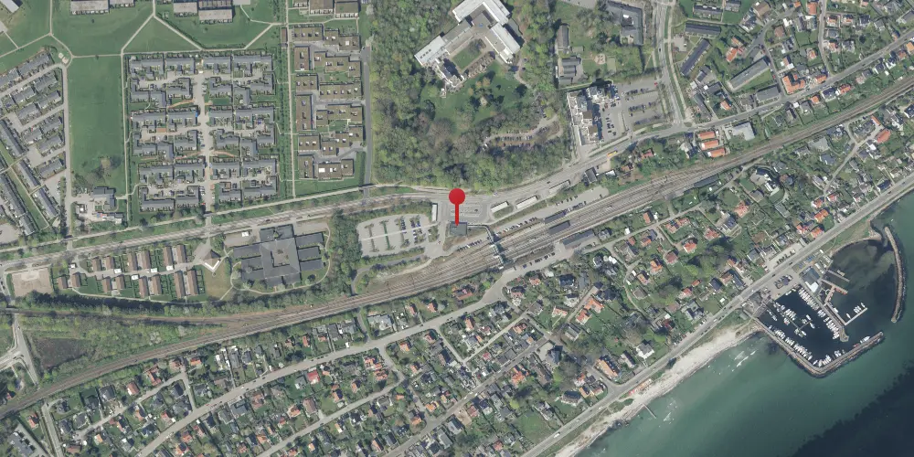 Historisk kort over Snekkersten Station