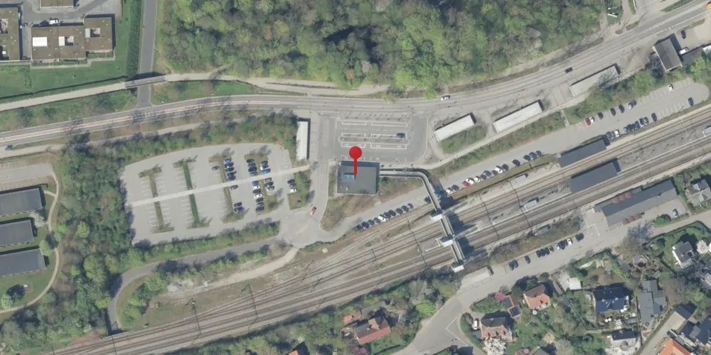 Historisk kort over Snekkersten Station