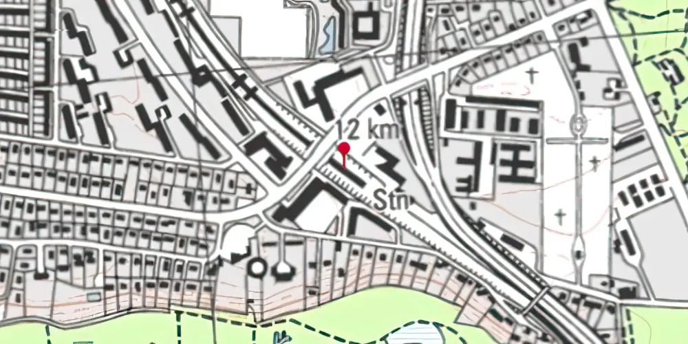 Historisk kort over Sorgenfri S-togstrinbræt Historisk kort over Sorgenfri S-togstrinbræt