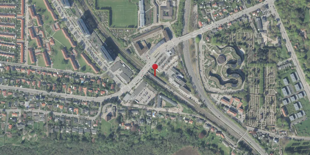 Historisk kort over Sorgenfri S-togstrinbræt Historisk kort over Sorgenfri S-togstrinbræt