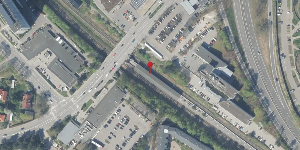 Historisk kort over Sorgenfri S-togstrinbræt Historisk kort over Sorgenfri S-togstrinbræt