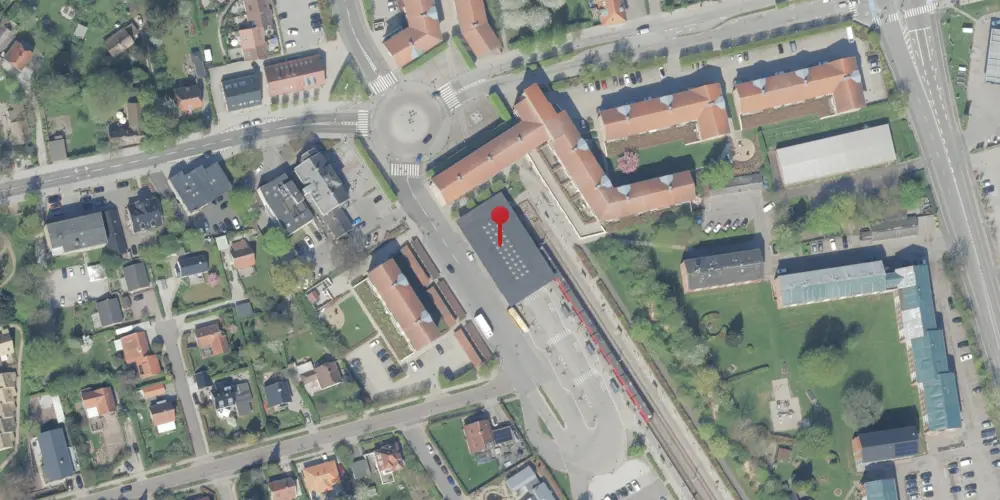 Historisk kort over Farum S-togstrinbræt