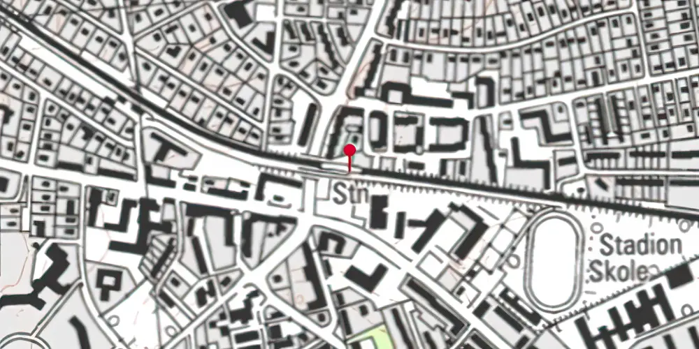 Historisk kort over Bagsværd S-togstrinbræt Historisk kort over Bagsværd S-togstrinbræt