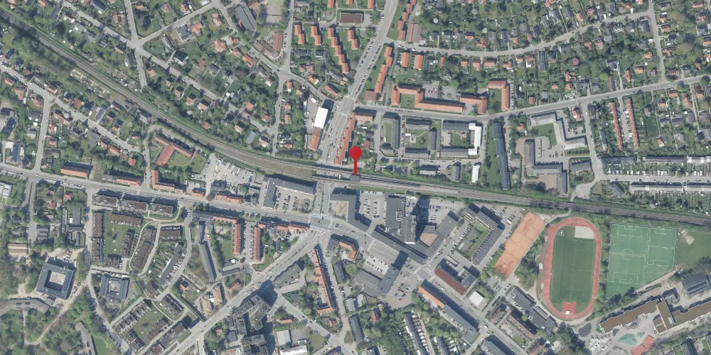 Historisk kort over Bagsværd S-togstrinbræt Historisk kort over Bagsværd S-togstrinbræt