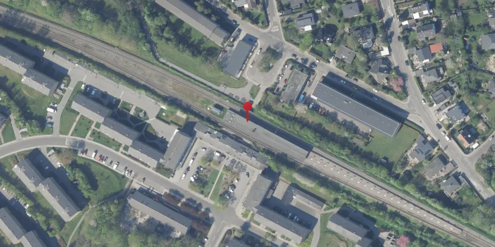 Historisk kort over Kildebakke S-togstrinbræt