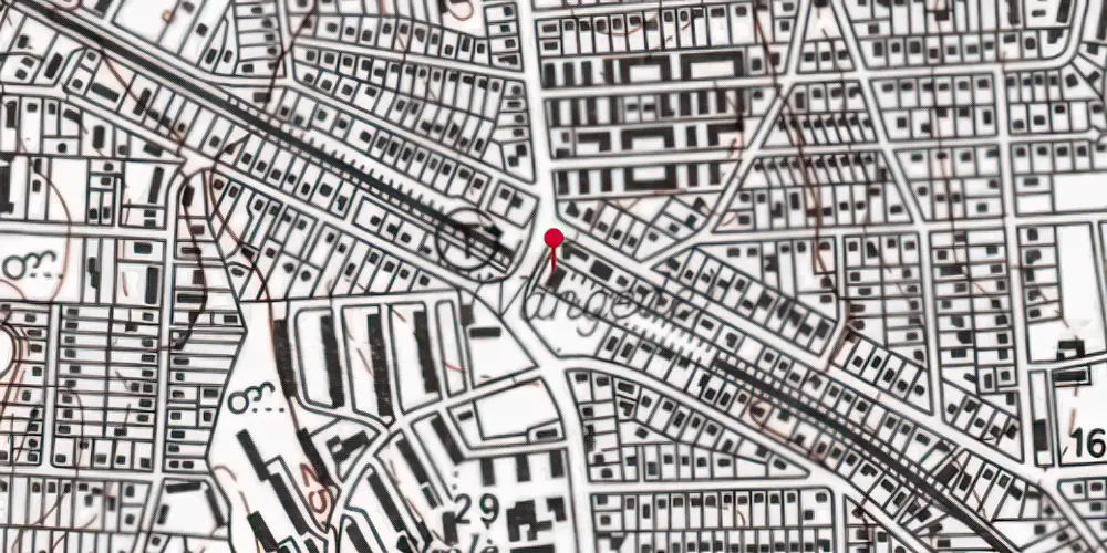 Historisk kort over Vangede S-togstrinbræt