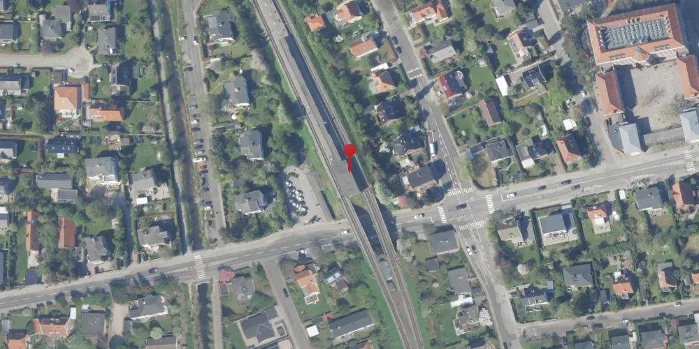 Historisk kort over Dyssegård S-togstrinbræt