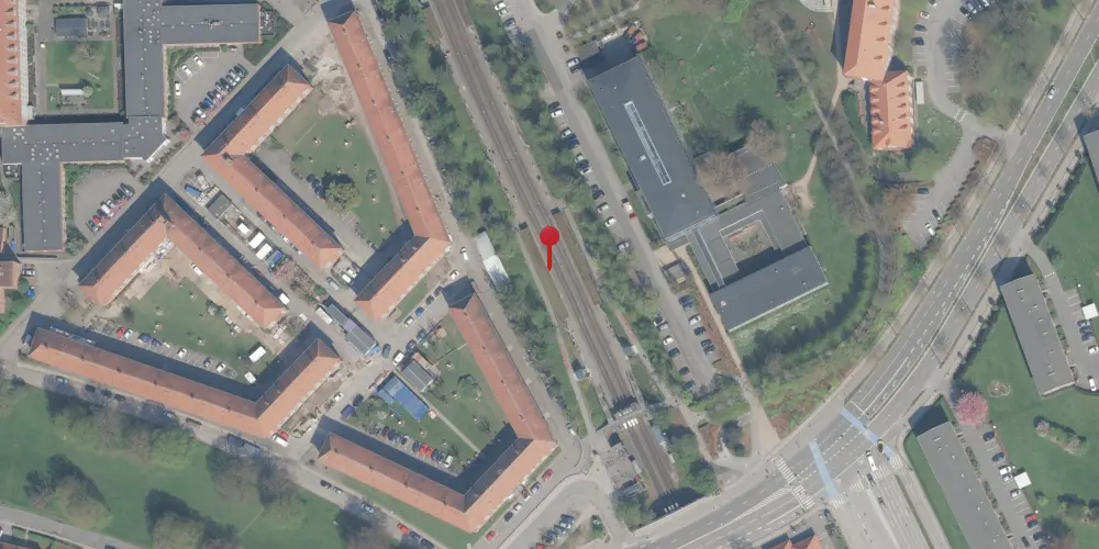 Historisk kort over Emdrup S-togstrinbræt Historisk kort over Emdrup S-togstrinbræt