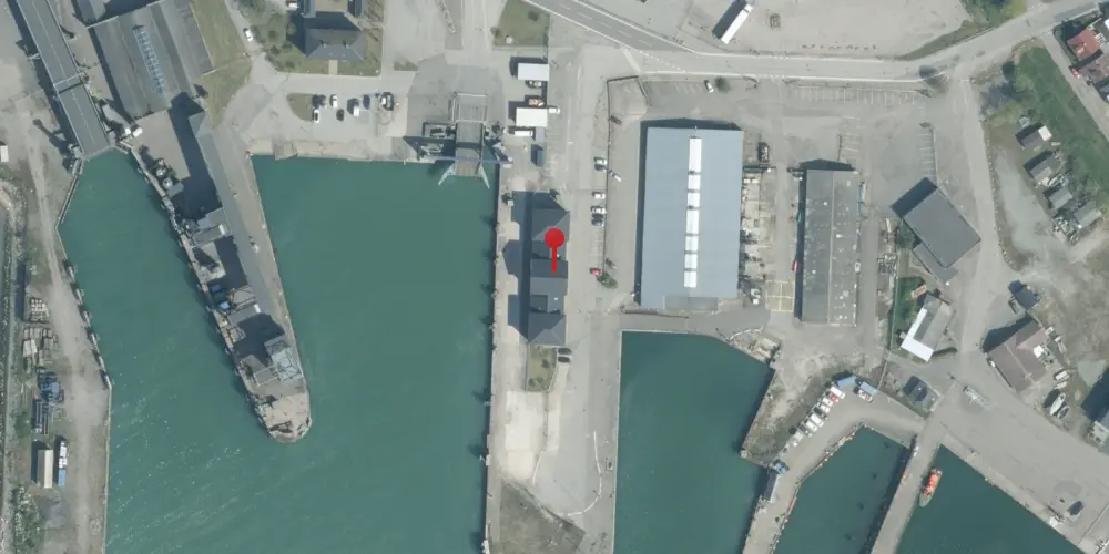 Historisk kort over Gedser Station [1886-1903]