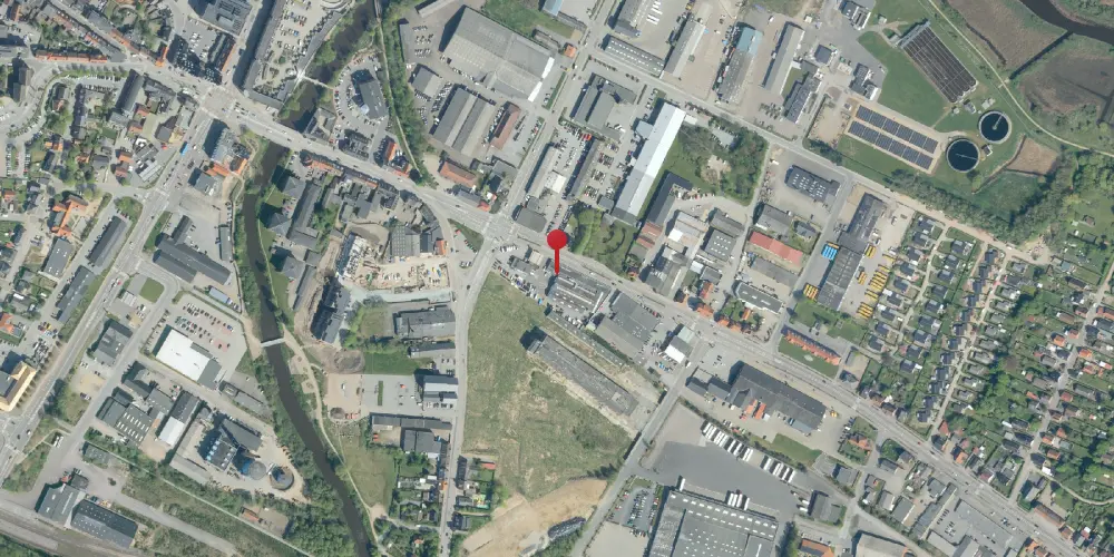 Historisk kort over Skive Station [1864-1888]