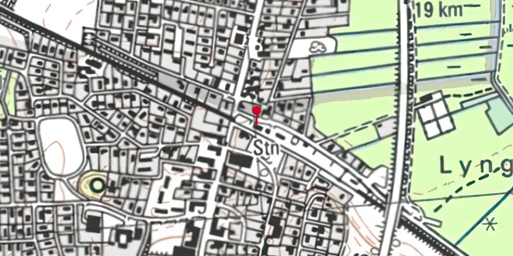 Historisk kort over Ølstykke Station [1879-2002]