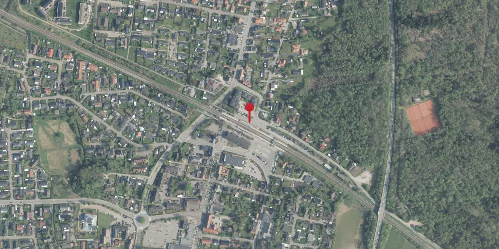 Historisk kort over Ølstykke Station [1879-2002]