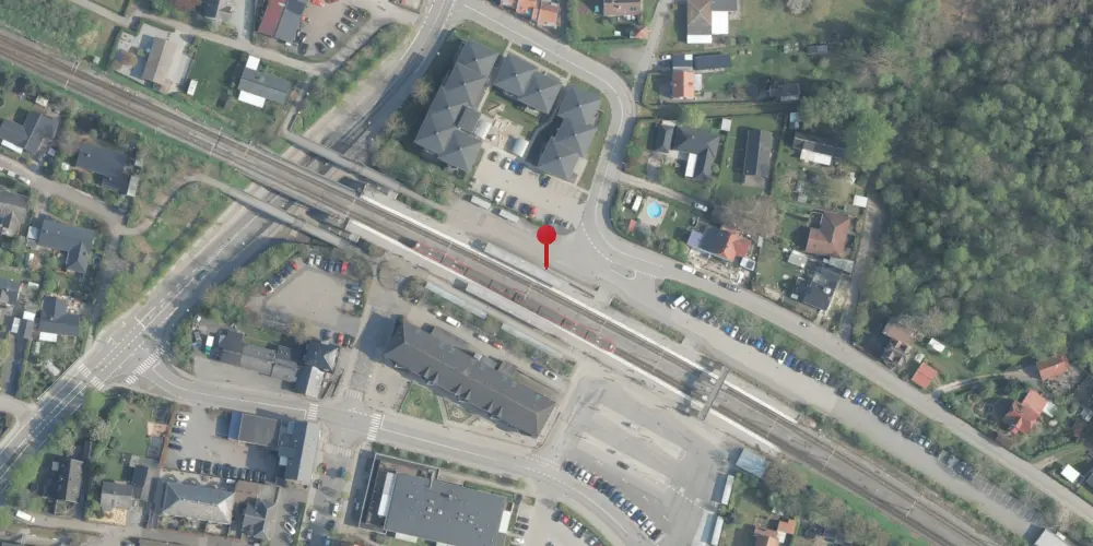 Historisk kort over Ølstykke Station [1879-2002]