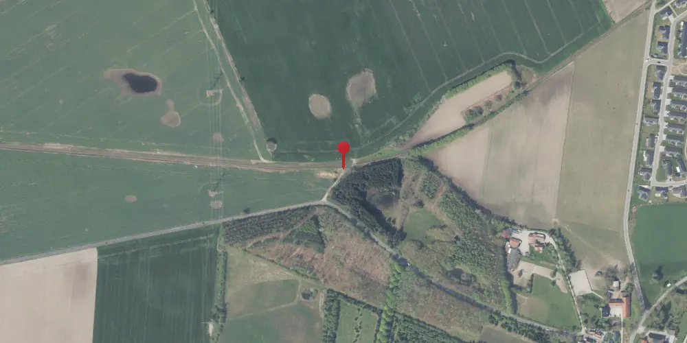 Historisk kort over Skibstrup Station [1906-1915]