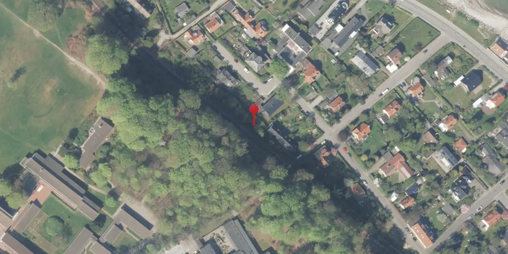 Historisk kort over Højstrup Trinbræt [1906-1991]