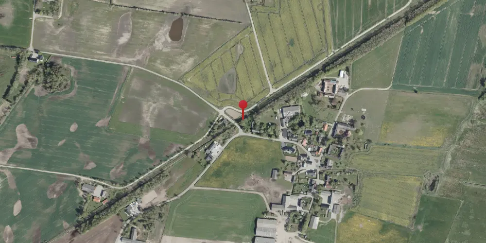 Historisk kort over Dagstrup Trinbræt Historisk kort over Dagstrup Trinbræt