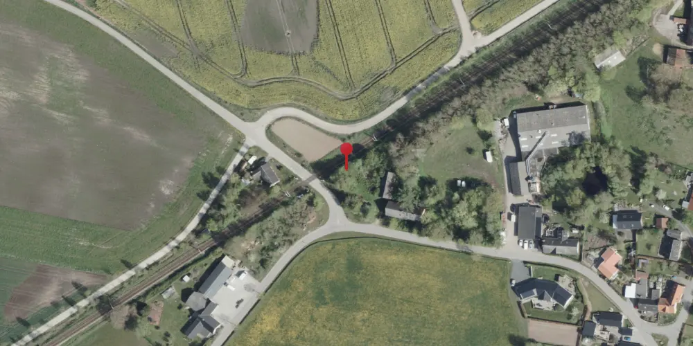 Historisk kort over Dagstrup Trinbræt Historisk kort over Dagstrup Trinbræt