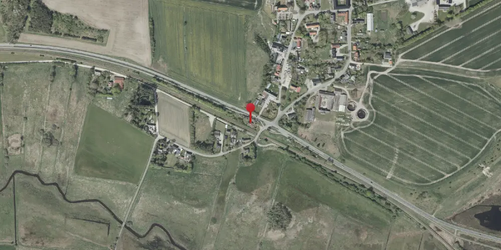 Historisk kort over Koed Trinbræt