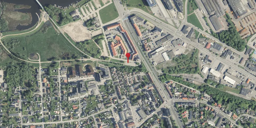 Historisk kort over Strømmen Station [1876-1881]