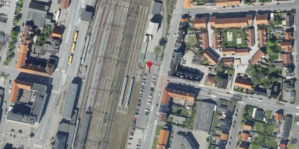 Historisk kort over Esbjerg Station [1874-1904]