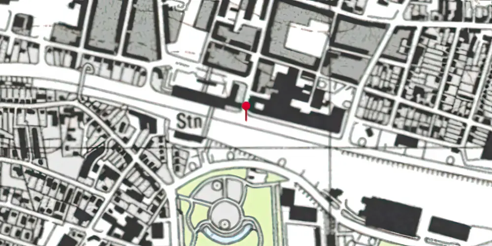 Historisk kort over Herning Station [1877-1906]