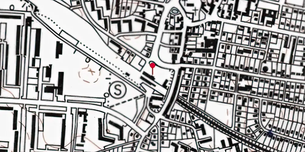 Historisk kort over Ballerup Station [1879-1989]