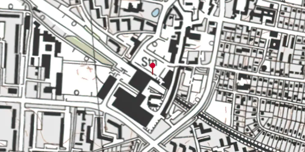 Historisk kort over Ballerup Station [1879-1989]