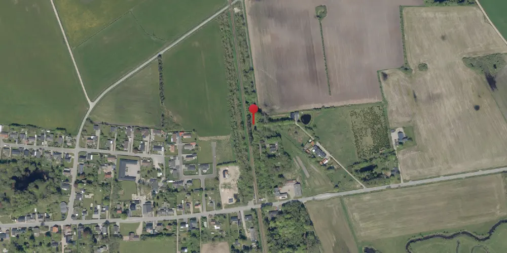 Historisk kort over Brøns Station [1887-1967]