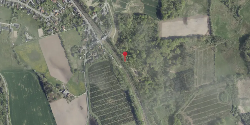 Historisk kort over Hylke Trinbræt