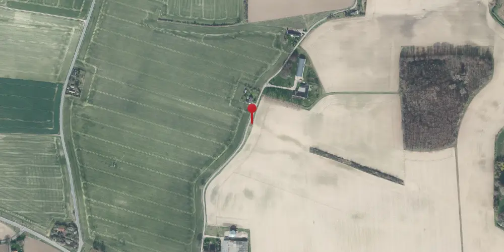 Historisk kort over Egholm Trinbræt