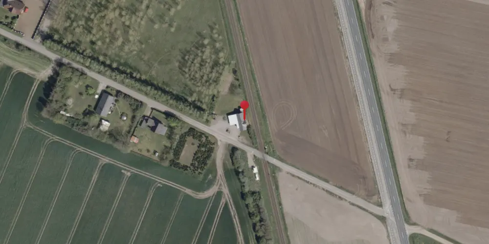 Historisk kort over Vollum Billetsalgssted [1900-1957]