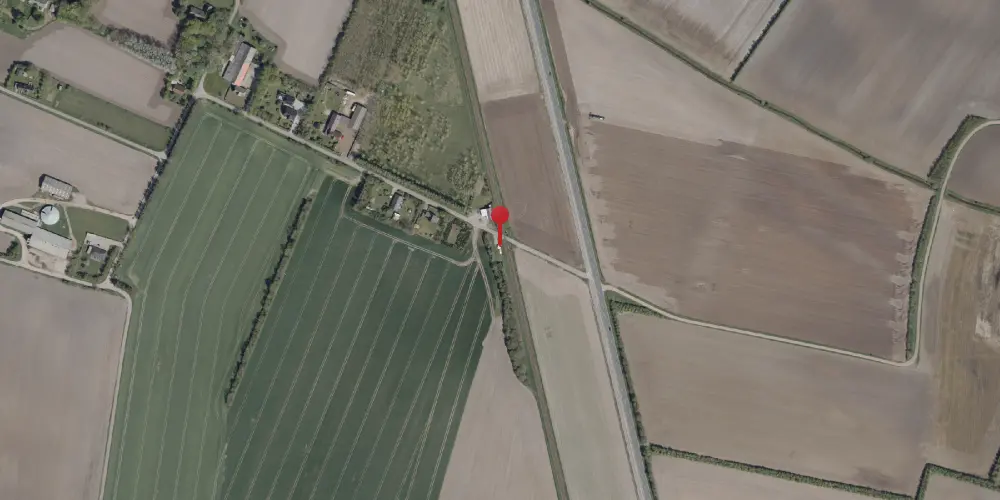 Historisk kort over Vollum Trinbræt